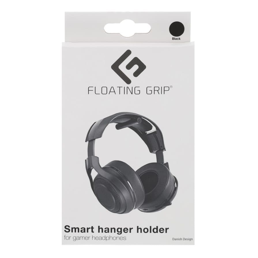 Headphone hanger Black by FLOATING GRIP®