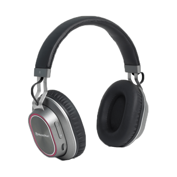 Technaxx MusicMan Bluetooth Overear-hörlurar LED-stil BT-X33,SV/sil