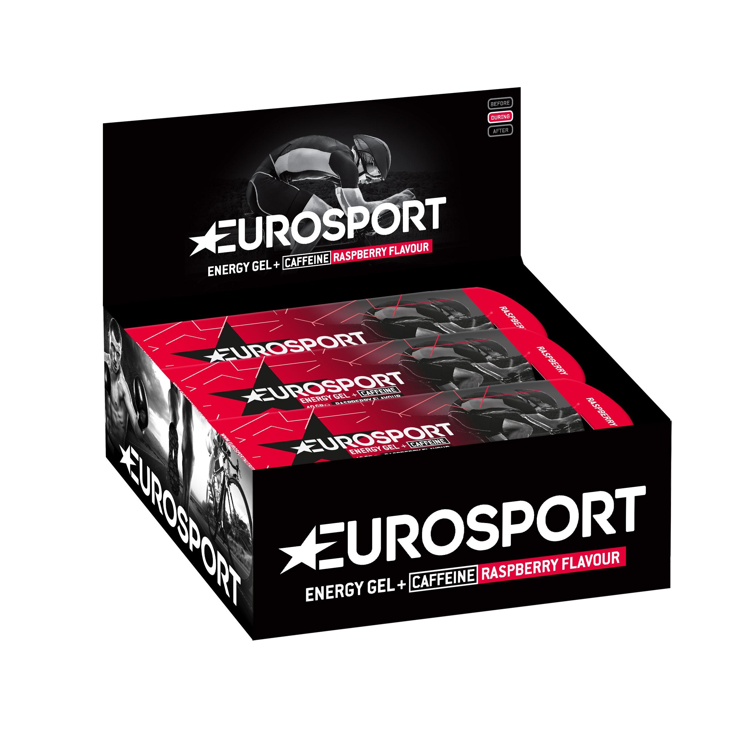Eurosport Energy Gel + Caffeine Raspberry (20 pcs)