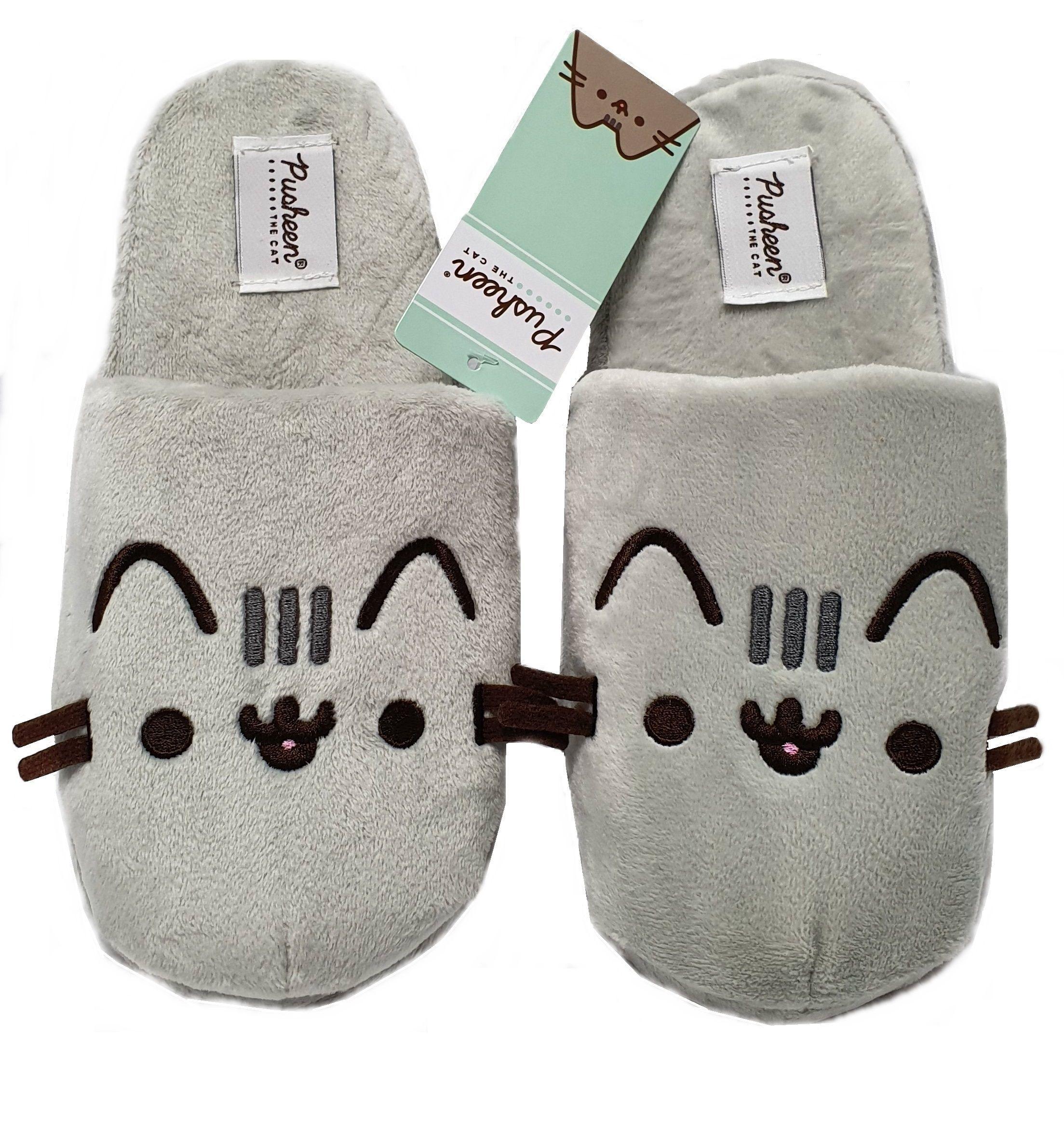 Pusheen 3D Slippers - Plush embroidered slip on (Size S-M)