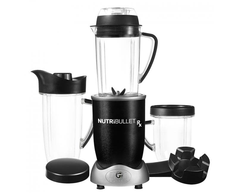 NutriBullet Rx 1700W (Sort, 10 dele, Mixer/Blender)