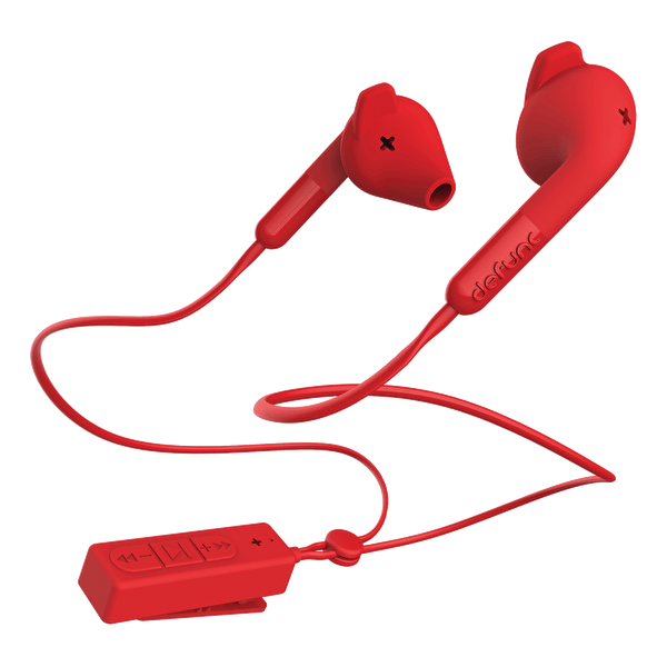 DeFunc BT HYBRID, Bluetooth 4.1, röd