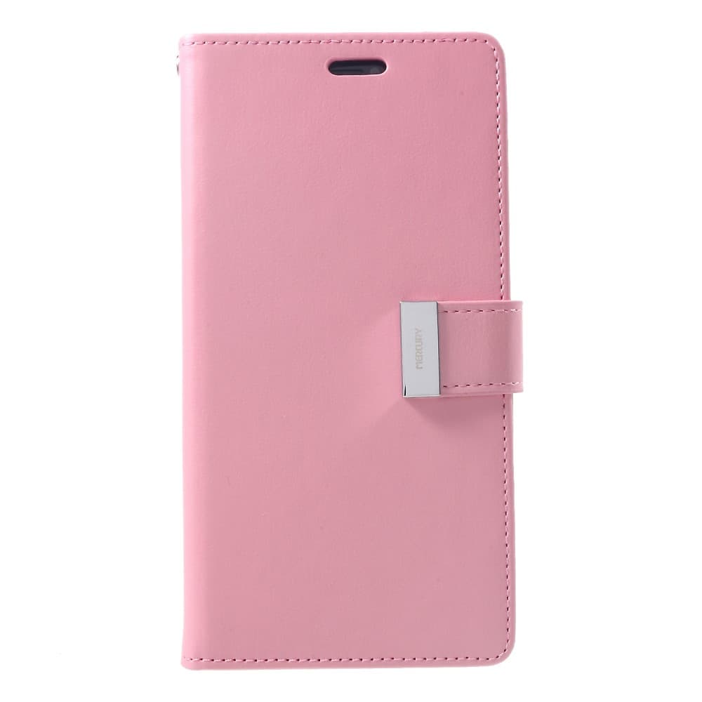 MERCURY GOOSPERY Rich Diary Wallet Case iPhone XS Max - Pink