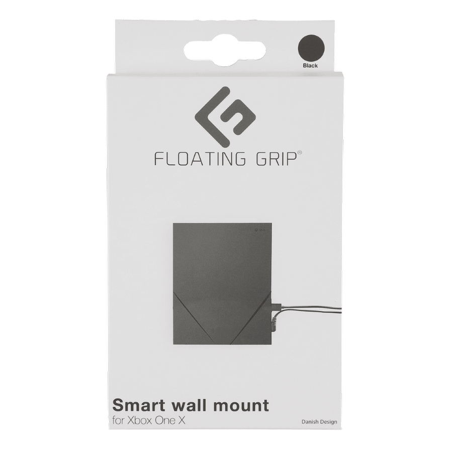 Xbox One X wall mount Black by FLOATING GRIP®