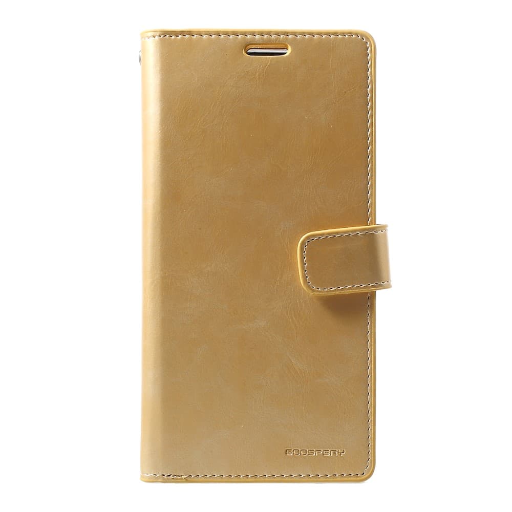Samsung Galaxy S10 MERCURY GOOSPERY Mansoor Wallet Case - Gold