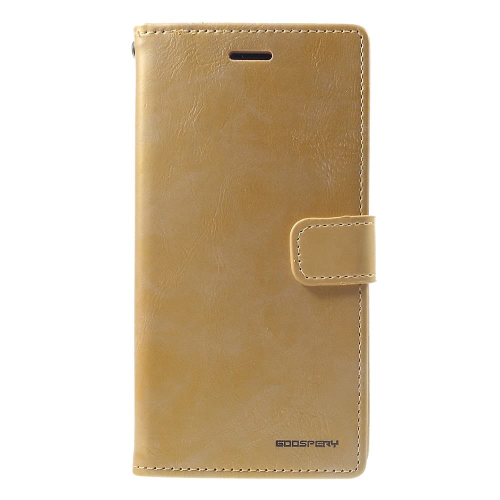 MERCURY GOOSPERY Blue Moon Wallet Cover for iPhone XR - Gold