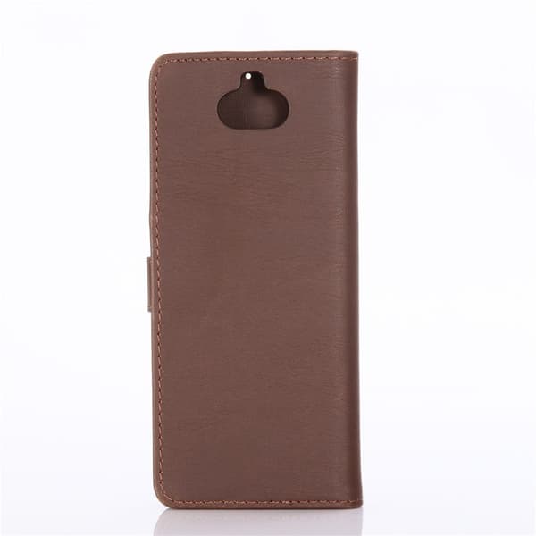 Retro Wallet Stand Case for Sony Xperia XA3 - Coffee