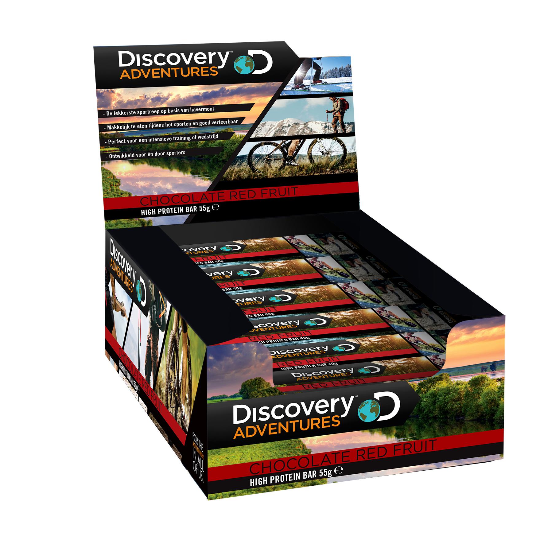 Discovery Proteine Bar; Chocolate Red Fruit (20 pcs)