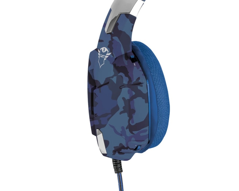Trust GXT 322B Gaming Headset PS4 Blue Camo Elektronikk Trust Carus Gaming Headset (PS4) GXT 322B