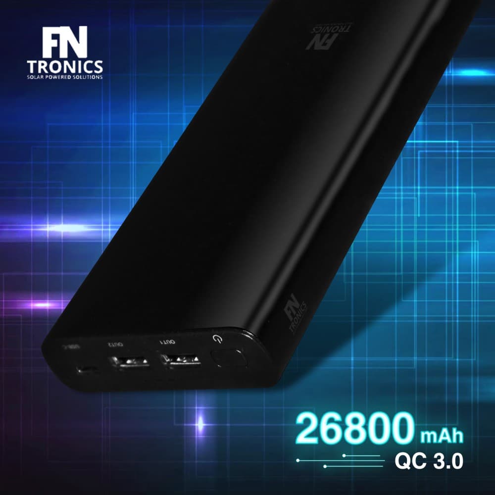 FN-Tronics F25 26800mAh PD 87W USB-C MacBook powerbank