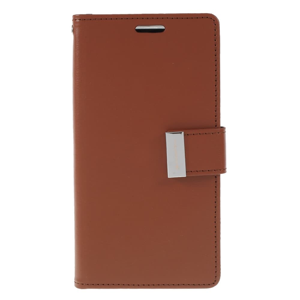 MERCURY GOOSPERY Rich Diary PU Leather Flip Case Samsung Galaxy S10e - Brown