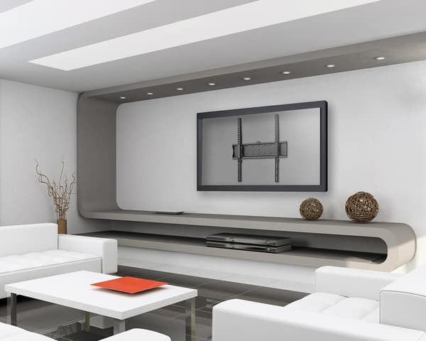 Vesivaa'alla varustettu TV-seinäteline 32″-55″