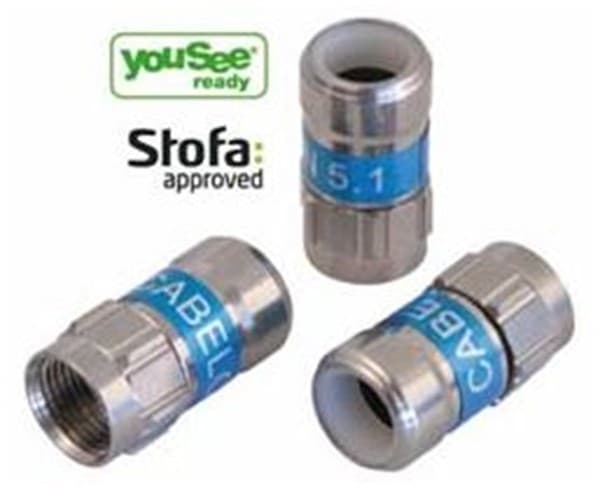 Triax F-kont. Push-on 100 st.
