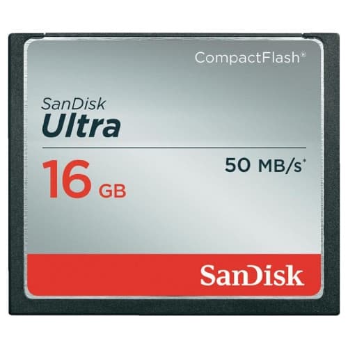 SanDisk Compact Flash Ultra 50Mb/S 16GB