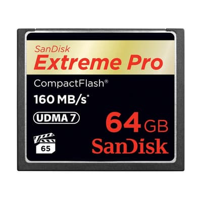 SanDisk Extreme Pro Compact Flash 160MB/s 64GB