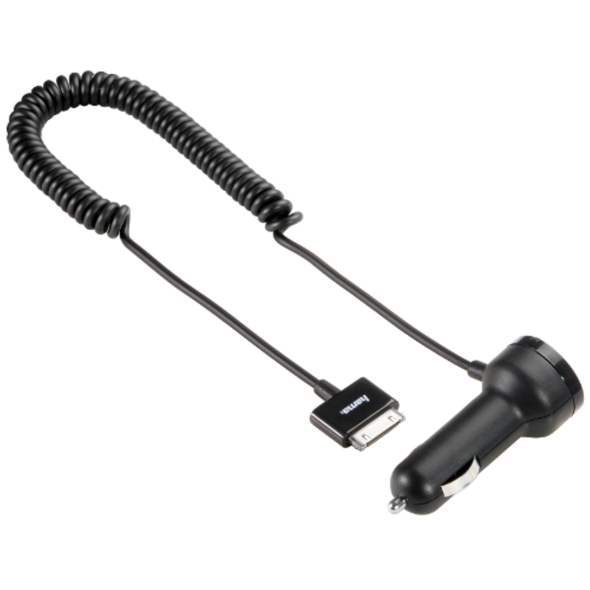 HAMA Car Charger 12V 30pin for iPad - Black