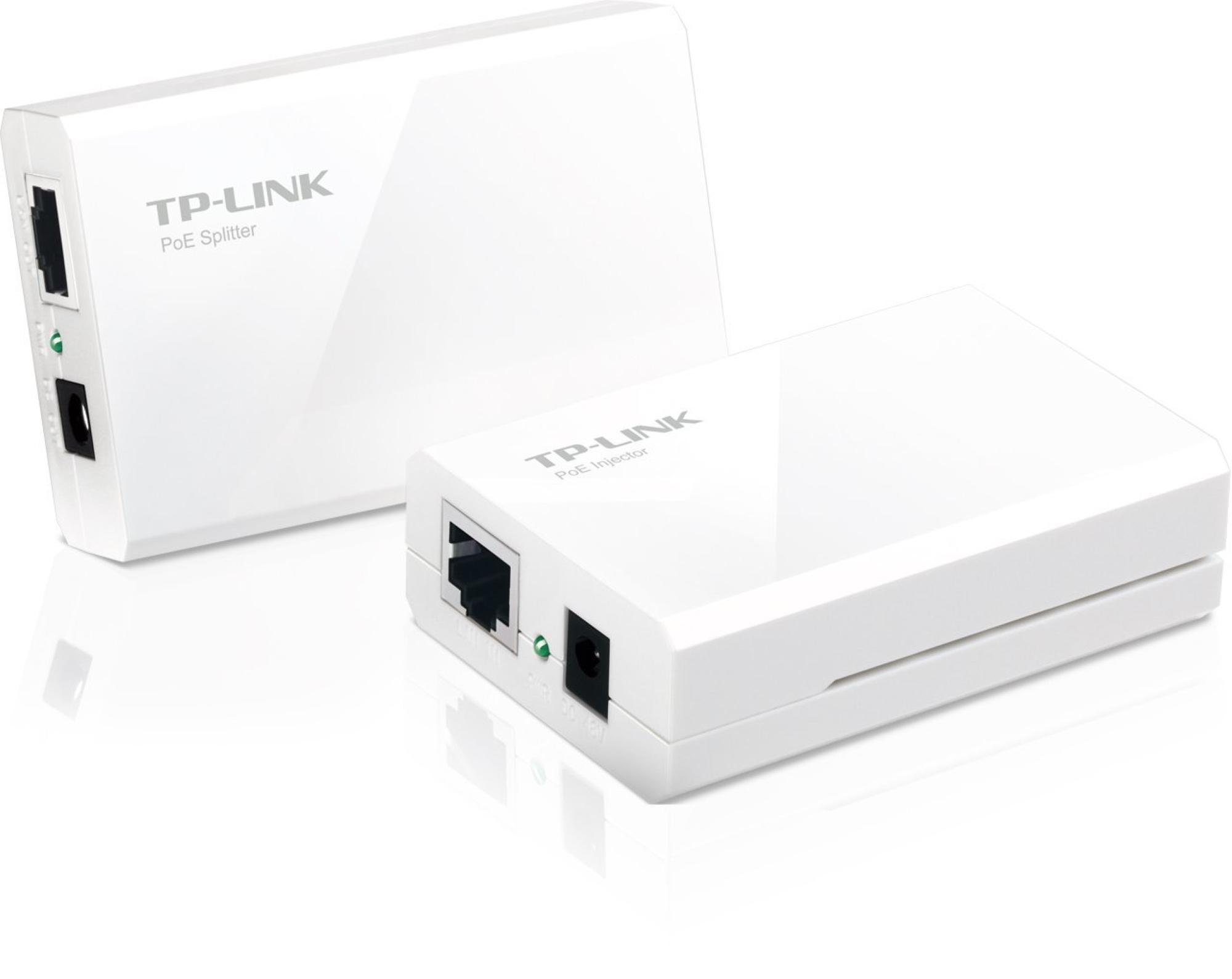 TP-Link TL-PoE200 Adapter Kit with Injector and Splitter 5V/9V/12V