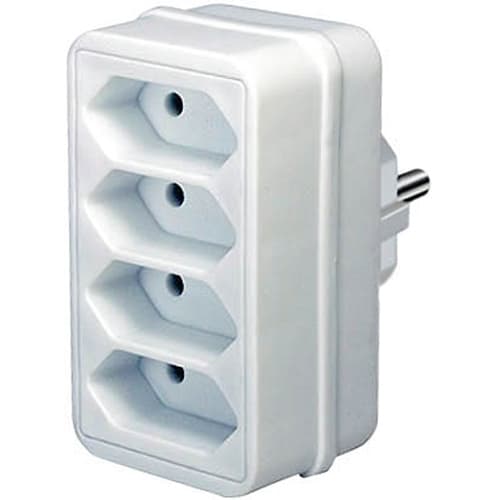 Brennenstuhl Adapter 4xEURO White