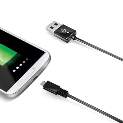 Celly USB-kabel MicroUSB 2m Musta