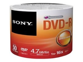 Sony 50 DVD-R 4,7GB Spindle Pack DMR47SB