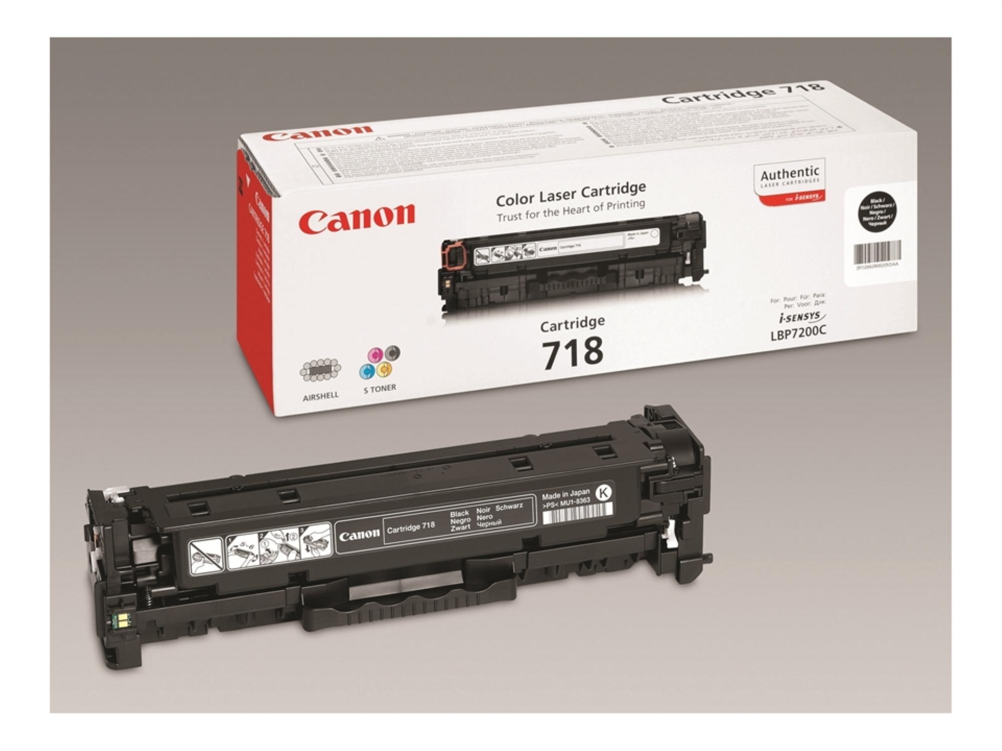 Canon 718BK Black Toner