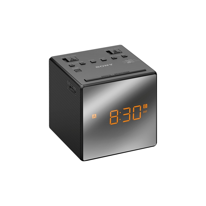 Sony ICFC1TB Kelloradio, Musta