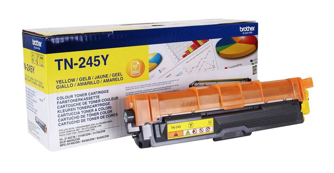Brother TN245Y Gul toner med stor kapacitet