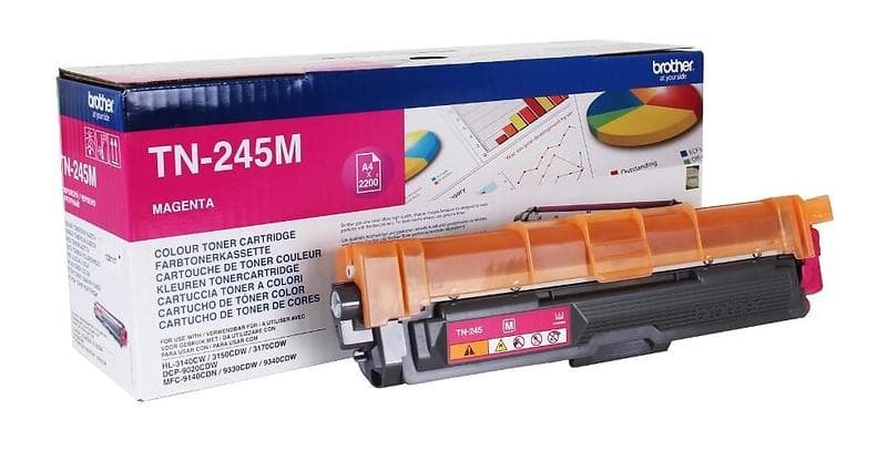 Brother TN245M Magenta toner med stor kapacitet