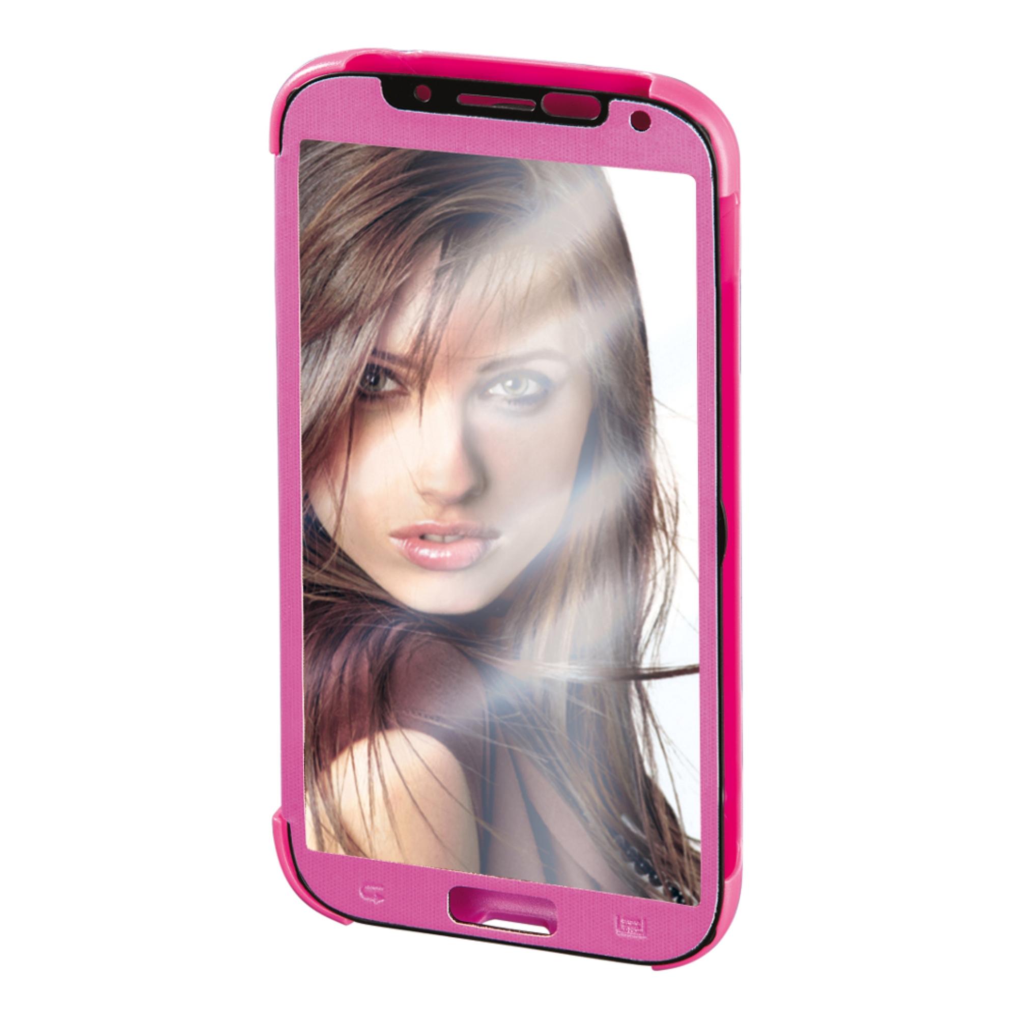 HAMA Booklet Mirror for Samsung Galaxy S5 - Pink