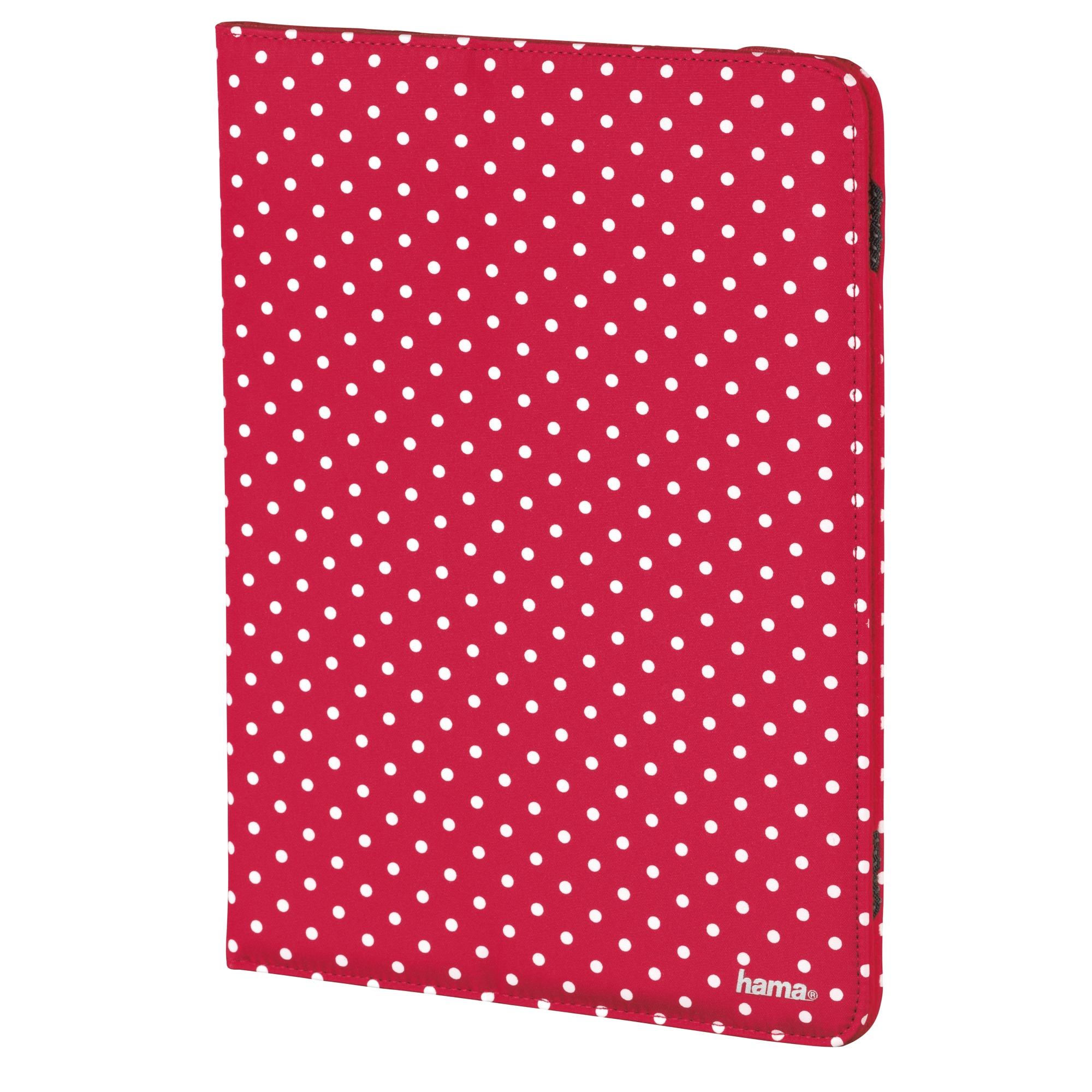 (99)Hama PolkaDots tablet case 8'' Red Universal