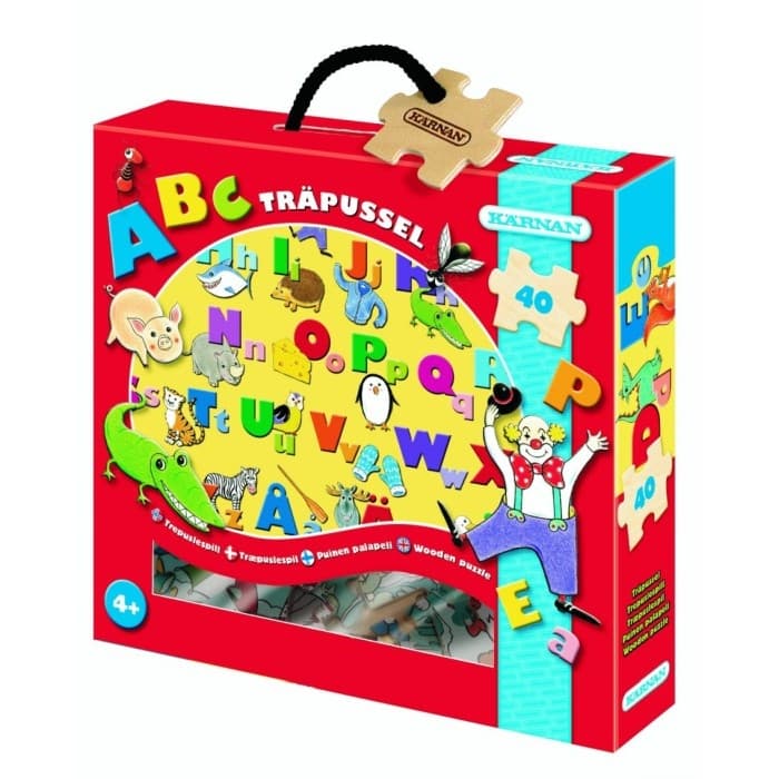Egmont Publishing - Kärnan, Askpussel ABC, 40 bitar