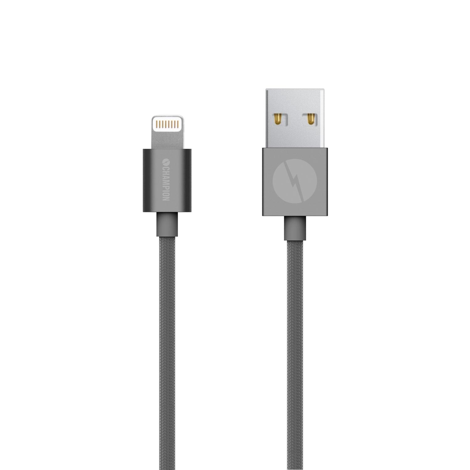 Champion 97216CH Lightning-kabel 1 m Space Grey
