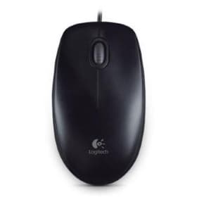 Mus Log. B100, Optical Mouse, Black