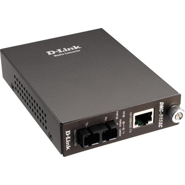 D-Link DMC-515SC - 10/100 to 100BaseFX (SC) Singlemode Media Converter