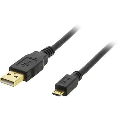 Deltaco Gold USB A - USB Micro-B 2.0 2m