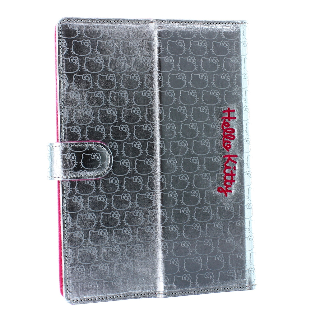 Lazerbuilt Hello Kitty tablet sleeve 7-8" Universal fit Silver/Black
