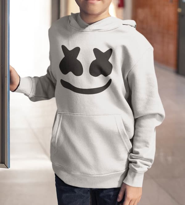 DJ Marshmellow huvtröja hoodie tröja GRÅ 152