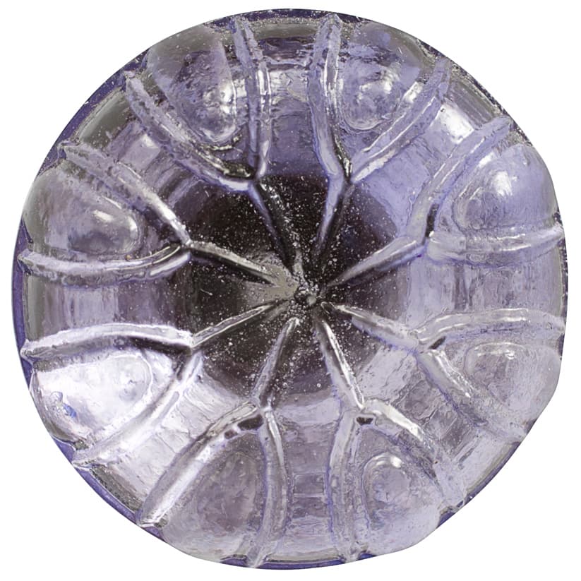 Glasknopp rund Ø 3 cm - Lila