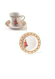 Carl Larssons Brita Kaffekopp och assiett