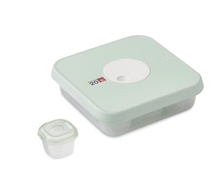 Dial Baby opbevaringsboks-sæt 10 dele klar/mint - 17 cm