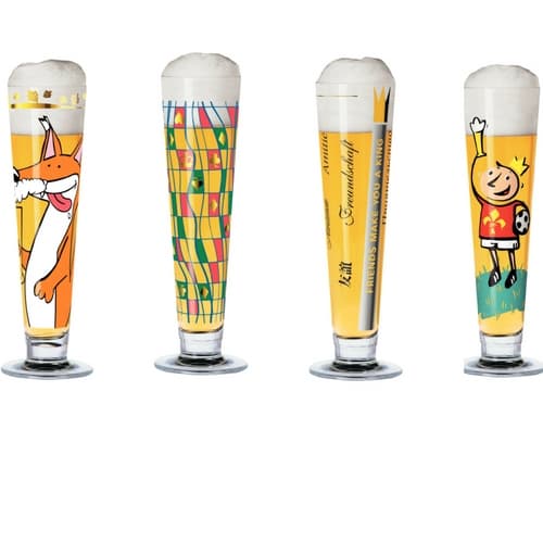 Ritzenhoffs ölglas utvalda motiv 4-pack