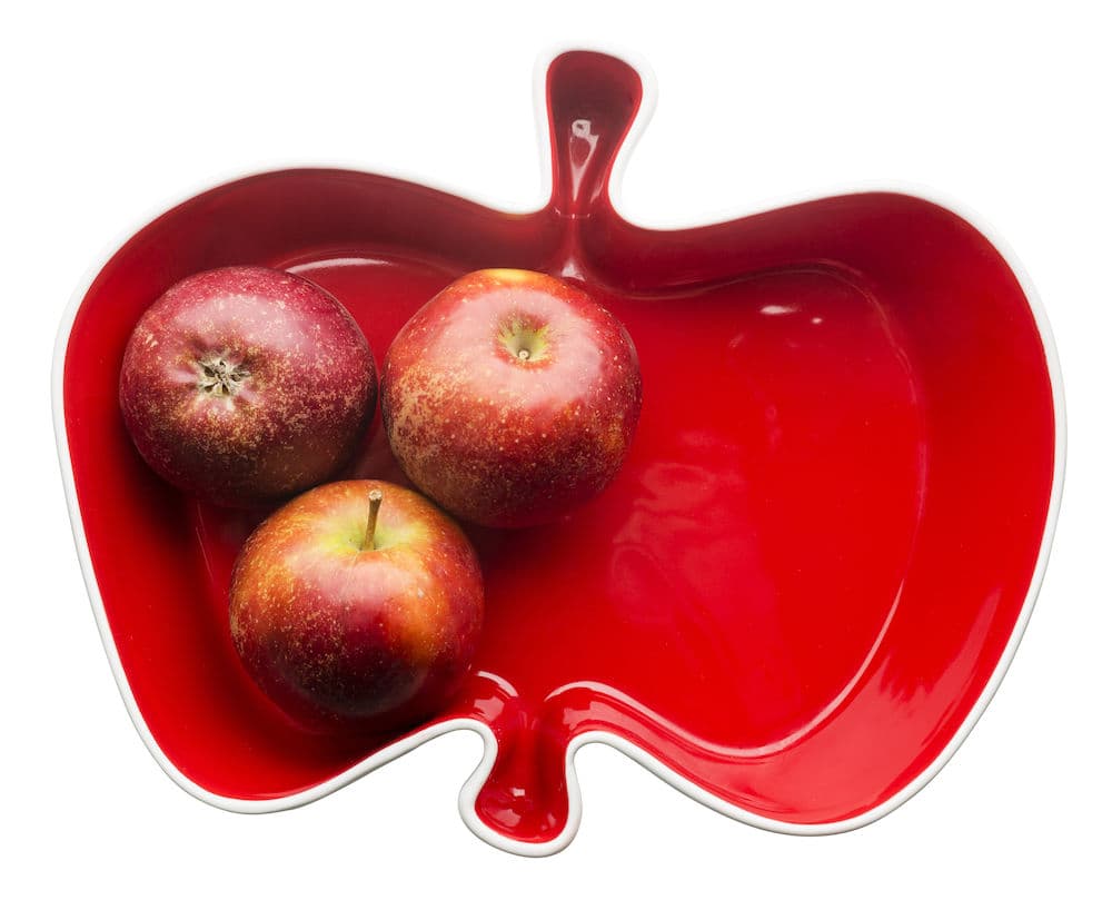 Apple serveringsskål