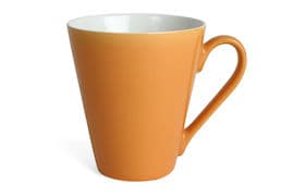Krus Attila, orange/hvid
