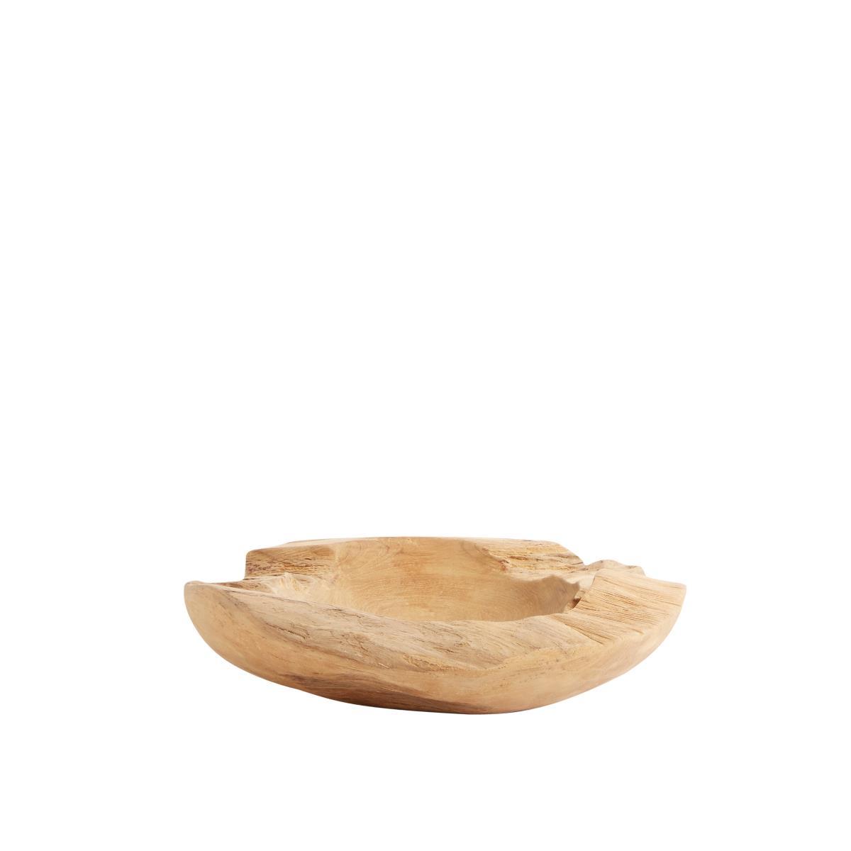 Kulho Rustic Natur tiikkijuuri 8x30 cm