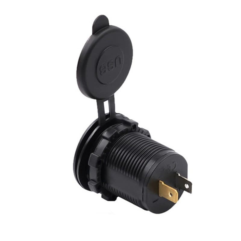 2x2 1a usb uttag med belysning for bil bat husvagn husbil mc cdon