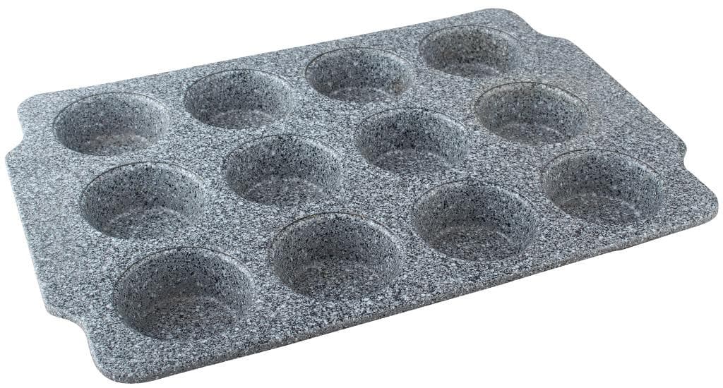 Marmorerad Muffinsform med 12 koppar