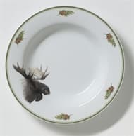 Fauna Nordica  Djup tallrik med Älg