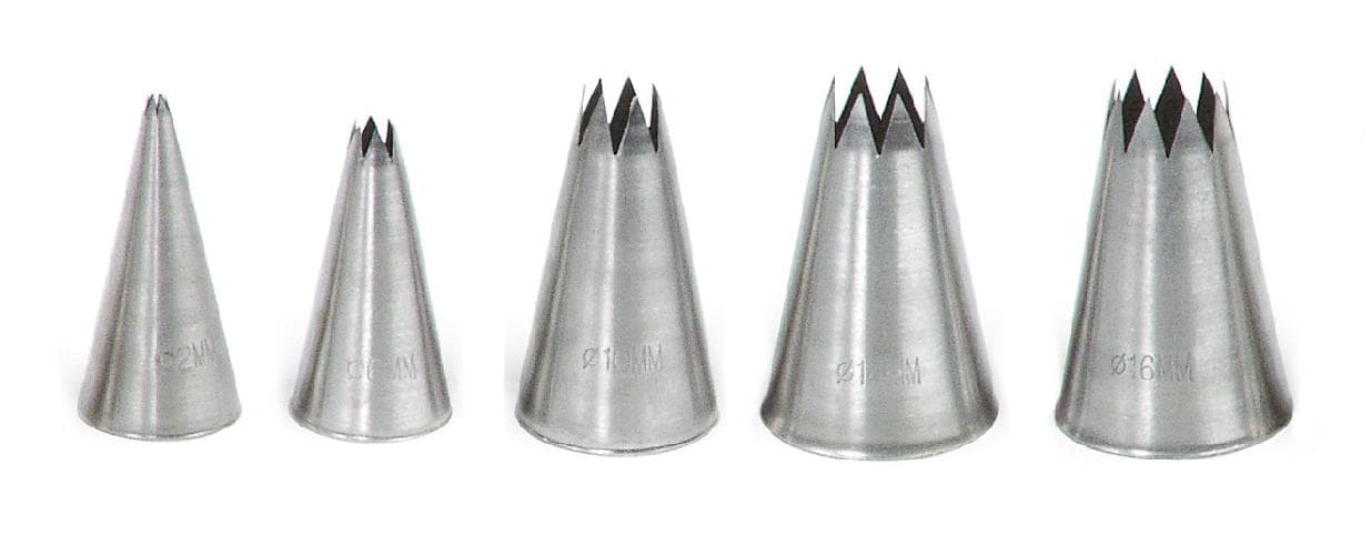 Stjärntyllset 5 styck Ø 2-18mm