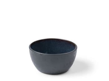 Skål Ø10 cm sort/mørkblå Bitz