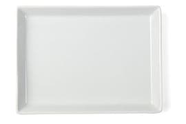 Tallerken flad Quadro 20x15cm